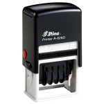 Get the Shiny A-826D Custom Self-Inking Dater from CalStamp! Personalize with one line of text above and below the date. Shop now for precise and efficient stamping!