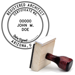 Wooden-Arizona-Architect-Stamp