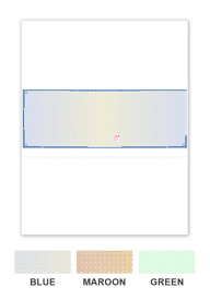 The best blank check stock available!  Our Thermochromic secure check stock helps prevent check fraud. With it's 12 individual security elements your checks will come with a high level of security. Choose your quantity and color below then add to your car