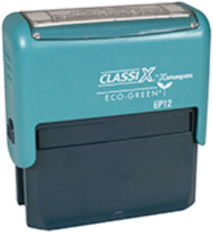 EP12 - ClassiX ECO Self-Inking Message Stamp
5/8" x 2-5/16"