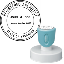 Pre-Inked Arkansas Registered Architect R-40