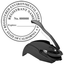 California Registered Environmental Assessor Specialist Embosser