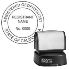 Pre-Inked California Registered Geophysicist Stamp-R-40