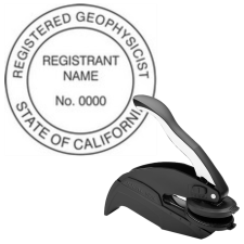 California Registered Geophysicist Embosser Seal