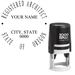 Self-Inking-Oregon-Registered-Architect-R-40