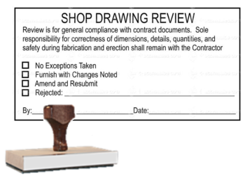 This wooden hand stamp provides a quality impression,

Text area is 2 1/2 X 3 1/2