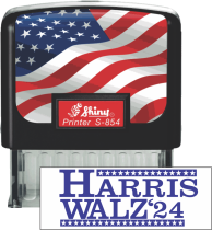 Harris, Walz, 2024, candidate, President, Presidential, Stamp, Self, Inking